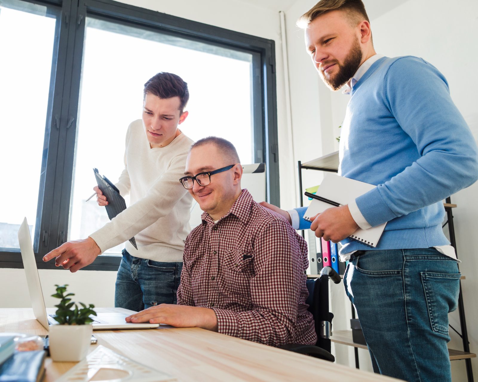 Team van een webbureau